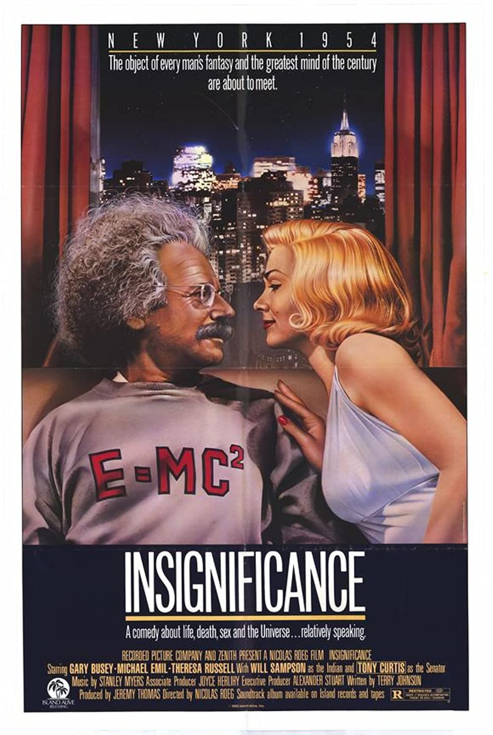 Poster for Insignificance by Nicolas Roeg